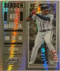 Ronald Acuna Jr [Hyper] #4 Baseball Cards 2018 Panini Chronicles Contenders Optic Prices