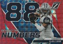 CeeDee Lamb [Red] #BN-CL Football Cards 2022 Panini Zenith Behind the Numbers Prices