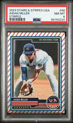 Aidan Miller [Stripes] #56 Baseball Cards 2023 Panini Stars & Stripes USA Prices