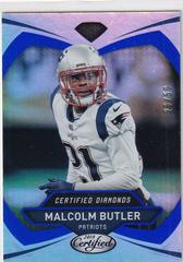 Malcolm Butler [Blue] #20 Football Cards 2018 Panini Certified Diamonds Prices