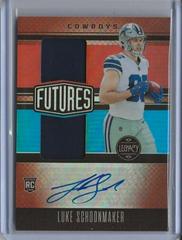 Luke Schoonmaker [Ruby] #FDA-19 Football Cards 2023 Panini Legacy Futures Dual Patch Autographs Prices