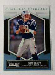 Tom Brady [Timeless Tributes Platinum] #59 Football Cards 2010 Panini Classics Prices