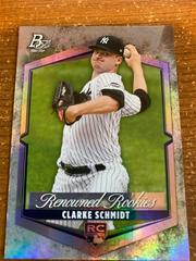Clarke Schmidt #RR-17 Baseball Cards 2021 Bowman Platinum Renowned Rookies Prices
