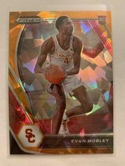 Evan Mobley [Orange Ice Prizm] Basketball Cards 2021 Panini Prizm Draft Picks Prices