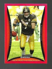 Ben Roethlisberger [Red Refractor] #BC115 Football Cards 2008 Bowman Chrome Prices