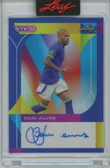 Dani Alves [Navy Blue] Soccer Cards 2022 Leaf Vivid Autographs Prices