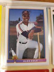 Alex Cole #64 Baseball Cards 1991 Bowman Prices