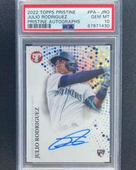 Julio Rodriguez #RA-JRO Baseball Cards 2022 Topps Chrome Rookie Autographs Prices