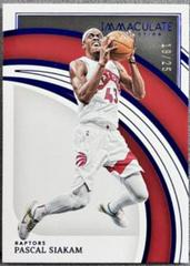 Pascal Siakam [Blue] Basketball Cards 2021 Panini Immaculate Collection Prices