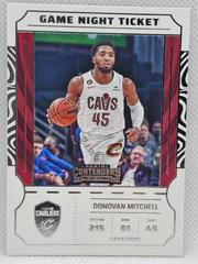 Donovan Mitchell #19 Basketball Cards 2022 Panini Contenders Game Night Ticket Prices