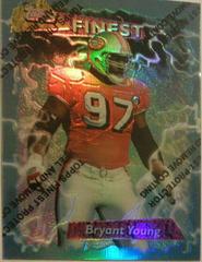 Bryant Young [Refractor] #167 Football Cards 1995 Topps Finest Boosters Prices