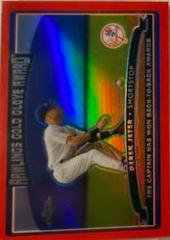 Derek Jeter [Red Refractor] #256 Baseball Cards 2006 Topps Chrome Prices