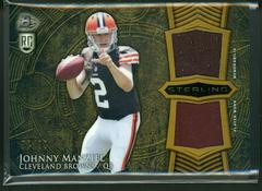 Johnny Manziel [Gold Refractor] Football Cards 2014 Bowman Sterling Prices