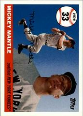 Mickey Mantle #33 Baseball Cards 2006 Topps Mantle Home Run History Prices