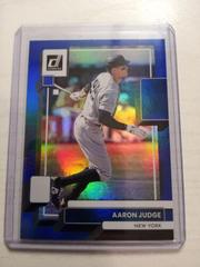 Aaron Judge [Holo Blue] #173 Baseball Cards 2022 Panini Donruss Prices