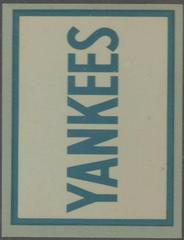 Yankees Baseball Cards 1961 Fleer Team Logo Decals Prices
