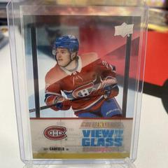 Cole Caufield #VG-12 Hockey Cards 2021 Upper Deck Credentials View from the Glass Prices