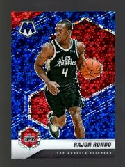 Rajon Rondo [Fast Break Blue] Basketball Cards 2020 Panini Mosaic Prices