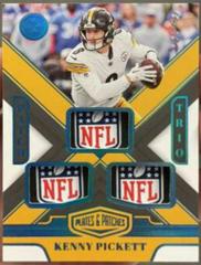 Kenny Pickett [Platinum] #PT-KP Football Cards 2023 Panini Plates and Patches Patch Trio Prices