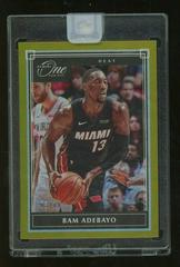 Bam Adebayo [Gold] Basketball Cards 2019 Panini One and One Prices