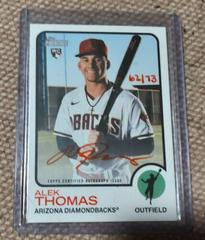 Alek Thomas [Special Edition Red Ink] #ROA-AKT Baseball Cards 2022 Topps Heritage Real One Autographs Prices