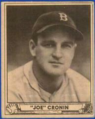 Joe Cronin Baseball Cards 1940 Play Ball Prices