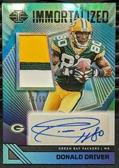 Donald Driver [Black] #14 Football Cards 2023 Panini Illusions Immortalized Jersey Autograph Prices