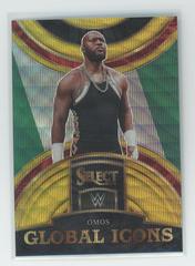 Omos [Gold Wave] #17 Wrestling Cards 2023 Panini Select WWE Global Icons Prices