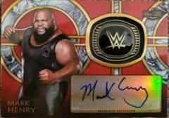 Mark Henry #HOF-MH Wrestling Cards 2018 Topps Legends of WWE Hall of Fame Ring Autographs Prices
