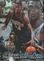 Antonio McDyess [Row 1] Basketball Cards 1996 Flair Showcase Prices