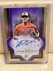 Gunnar Henderson [Purple Autograph] #FSA-GHE Baseball Cards 2023 Topps Five Star Prices