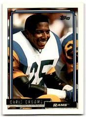 Chris Crooms #725 Football Cards 1992 Topps Gold Prices