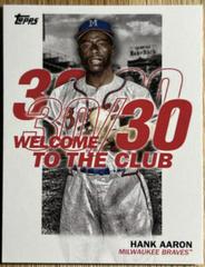 Hank Aaron #WC-9 Baseball Cards 2023 Topps Welcome to the Club Prices