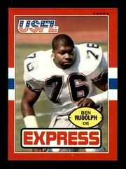 Ben Rudolph Football Cards 1985 Topps USFL Prices