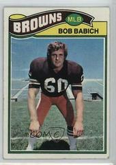Bob Babich Football Cards 1977 Topps Prices