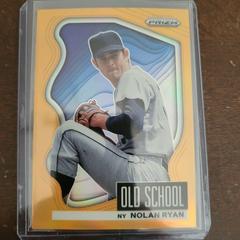 Nolan Ryan [Neon Orange Prizm] Baseball Cards 2022 Panini Prizm Old School Prices