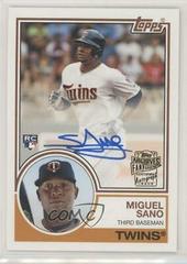 Miguel Sano Baseball Cards 2016 Topps Archives Fan Favorites Autograph Prices
