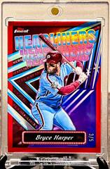 Bryce Harper [Red] #FH-2 Baseball Cards 2023 Topps Finest Headliners Prices