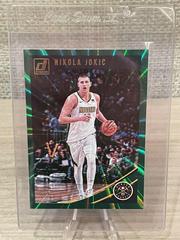 Nikola Jokic [Green Laser] Basketball Cards 2018 Panini Donruss Prices