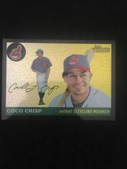 Coco Crisp [Black Retrofractor] #27 Baseball Cards 2004 Topps Heritage Chrome Prices