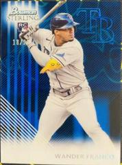Wander Franco [Blue] #BSR-31 Baseball Cards 2022 Bowman Sterling Prices