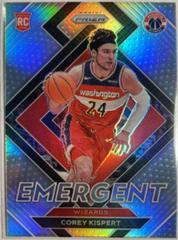 Corey Kispert [Silver Prizm] Basketball Cards 2021 Panini Prizm Emergent Prices