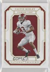 Calvin Ridley [Gold] #12 Football Cards 2019 Panini National Treasures Collegiate Prices