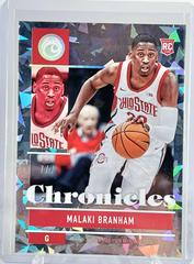 Malaki Branham [Cracked Ice] Basketball Cards 2022 Panini Chronicles Draft Picks Prices