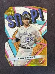 Kris Bryant [Gold] Baseball Cards 2023 Topps Pristine Oh Snap Prices