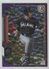 Christian Yelich [Purple Ice] #22 Baseball Cards 2015 Bowman Prices