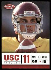 Matt Leinart #34 Football Cards 2006 Sage Aspire Prices