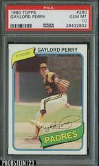 Gaylord Perry #280 Baseball Cards 1980 Topps Prices