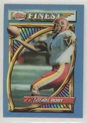 Reggie Roby [Refractor] #134 Football Cards 1994 Topps Finest Prices