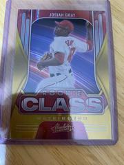 Josiah Gray [Spectrum Gold] Baseball Cards 2022 Panini Absolute Rookie Class Prices